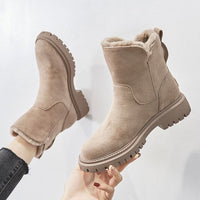 Saria | Damen-Winterstiefel aus Wolle