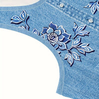 Lauren | zeitloses ärmelloses Kleid aus Kunstdenim für entspannte Tage