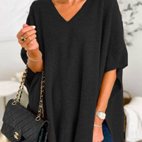 Annika | V-Ausschnitt-Poncho