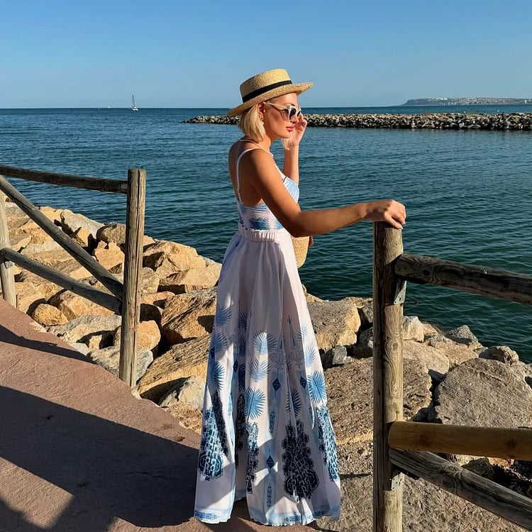 Tessa | Ethno-Print Badeanzug im modernen Design