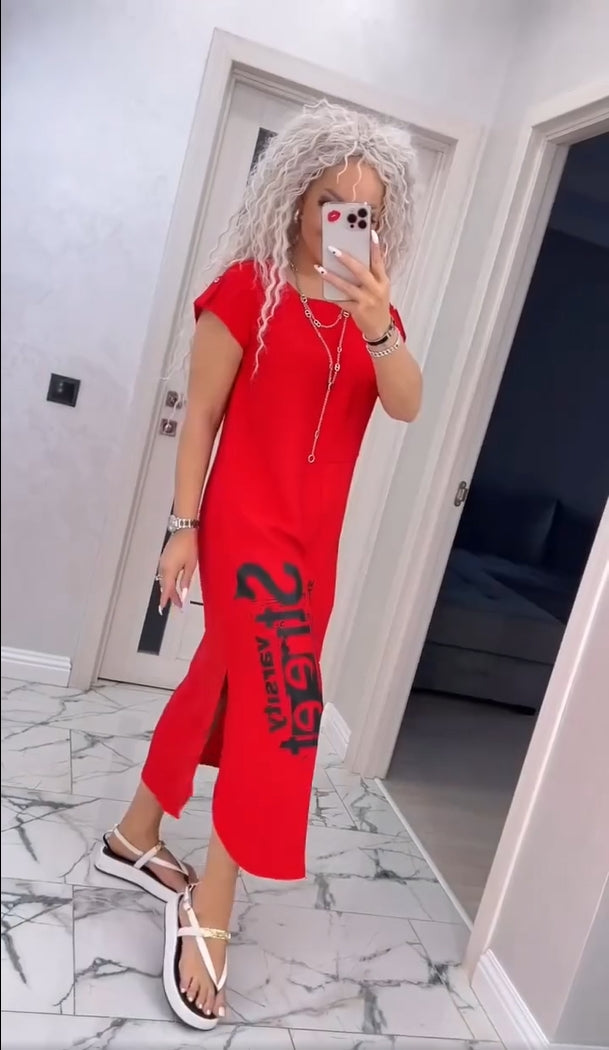 Xyla | modisches Kleid mit Details an den Taschen