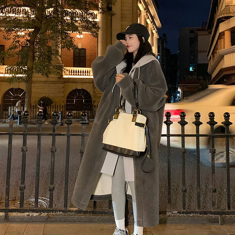 Rhea™ | Lammwoll-Hoodiejacke