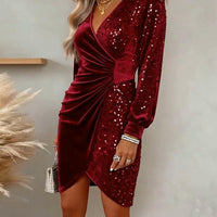 Serenity™ | Elegantes Partykleid mit tiefem V-Ausschnitt