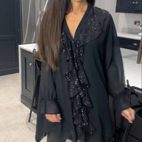 Aurora™ – Elegante Tunika mit Rüschen und Pailletten