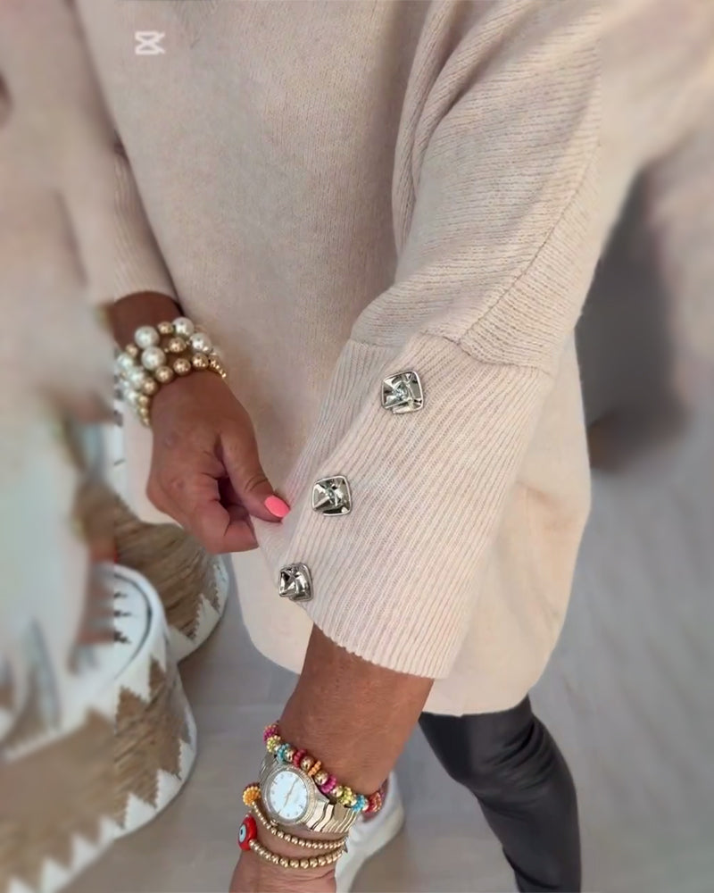 Shaimy | V-Ausschnitt-Pullover