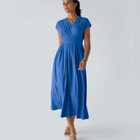 Ella | modisches Wickelkleid mit hoher Taille für Damen