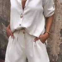 Kinley™ | Luftiges Leinen-Set für Damen