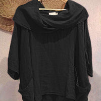 Fatima | Bequemes, lässiges Damen-Top mit Taschen