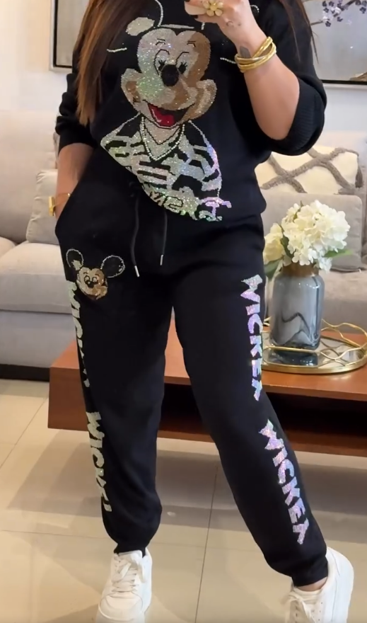 Rashell | Bedrucktes Sweatshirt-Set