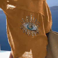 Miia | Bequemes Hemd mit glänzenden Paillettenperlen