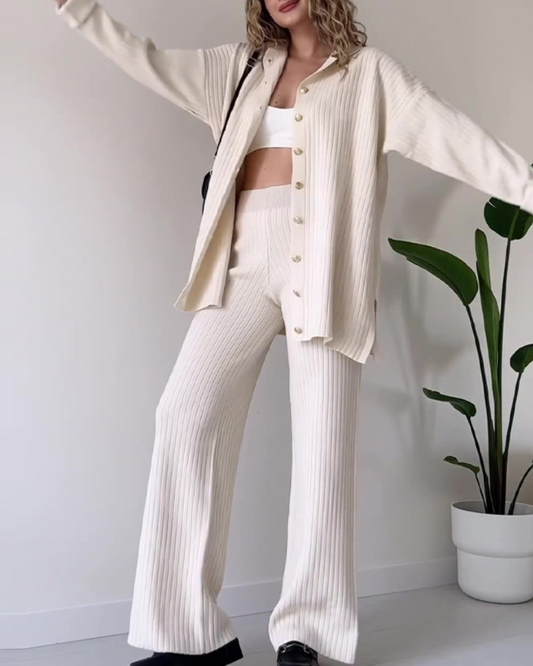 Annalise | Zweiteiliges Damen-Strick-Set, entspannt & stilvoll