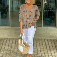 Keziah | stilvolle Bluse im floralen Design