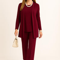 Svannie | Strickjacke, Strick & Hose Set