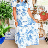 Amira | Modisches Maxikleid mit einzigartigem Druck