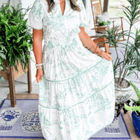 Amira | Modisches Maxikleid mit einzigartigem Druck