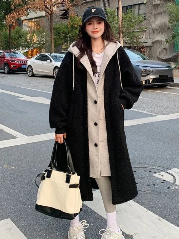 Rhea™ | Lammwoll-Hoodiejacke