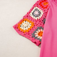 Meribeth | Häkel-Top mit Blumenmuster