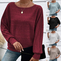 Yarisa | Gestreiftes Langarmshirt mit Rundhals