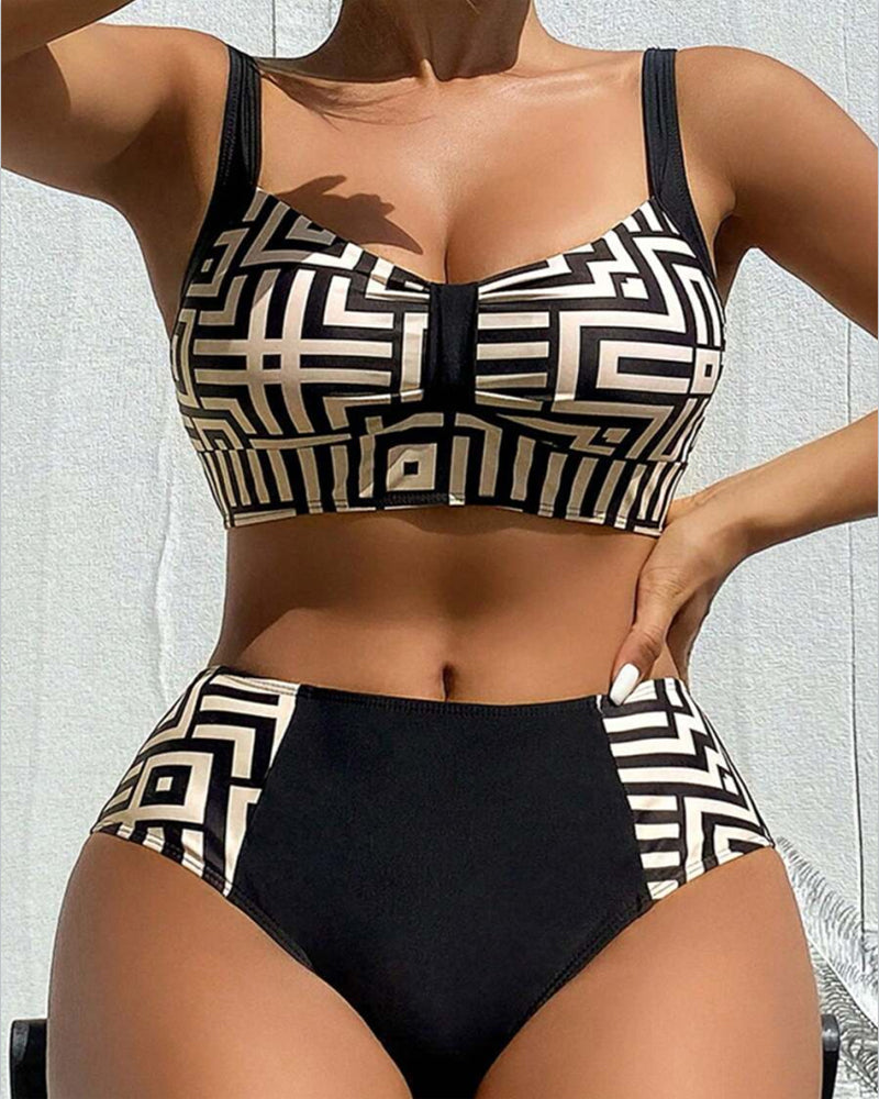 Azari | stylischer zweiteiliger Bikini mit Print