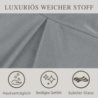 Greicy | Set aus fließendem Oberteil und weit geschnittener Hose