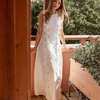 Devika | Midikleid mit Ösen