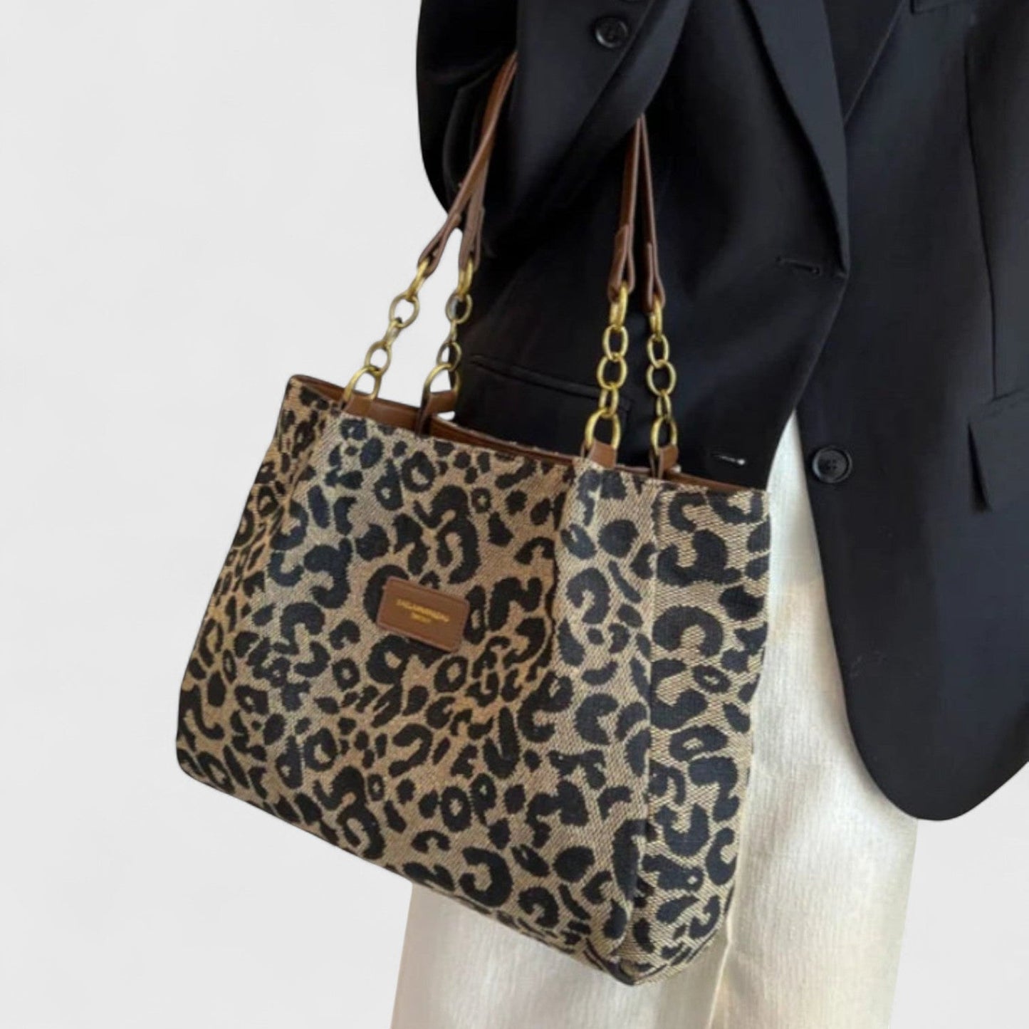Amirra | Leopardenmuster-Shopper