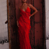 Lana | Feminines Rüschenkleid für Damen