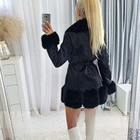 Kassie | Mantel mit Kunstfell