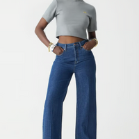 Queen | Weites Bein Denim