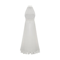 Reya | feminines langes Kleid mit Neckholder-Ausschnitt