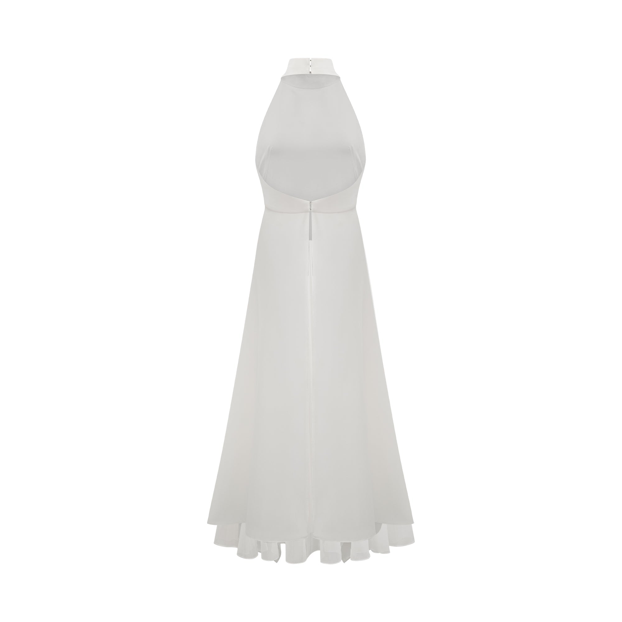 Reya | feminines langes Kleid mit Neckholder-Ausschnitt