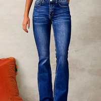 Jia | High-Waist Schlagjeans