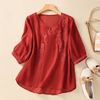 Lorry | Stylische Tunika mit innovativen asymmetrischen Knöpfen