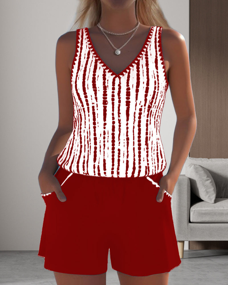 Sasi | Zweiteiliger Badeanzug mit Print