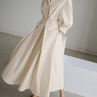 Geneviève| Elegantes Maxikleid mit fließendem Schnitt