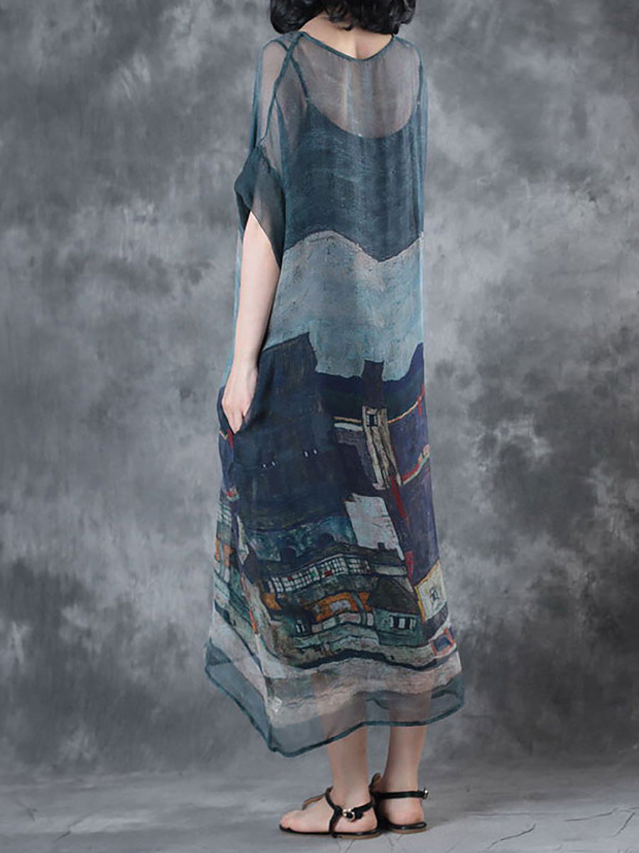 Hanny | Plus-Size Sommerkleid mit Print