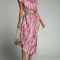 Doja | Elegantes Midikleid im Tulpenschick