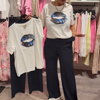 Mally | Zweiteiliges Set mit Print – Top & Hose