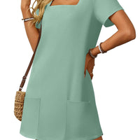 Lacey | Minikleid mit Tasche und Ärmel