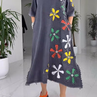 Lauren | Luftiges Kleid mit floralen Mustern