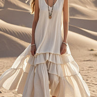 Rosemary | Eleganter Maxirock mit V-Ausschnitt für Damen