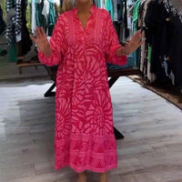 Azzon | Bequemes Damenkleid mit modernem Druck