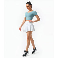 Gia | bequemer Rock mit integrierter Tasche und kurzer Hose