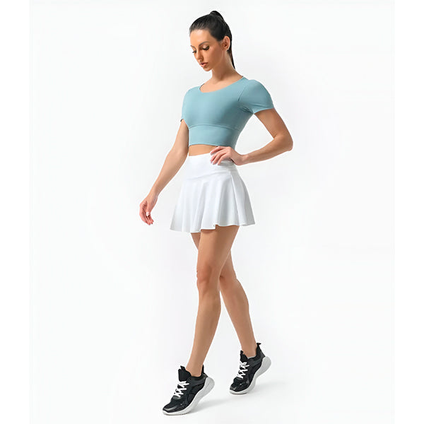 Gia | bequemer Rock mit integrierter Tasche und kurzer Hose