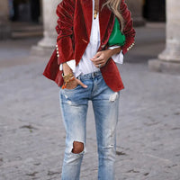 Juley | Elegante Samtjacke