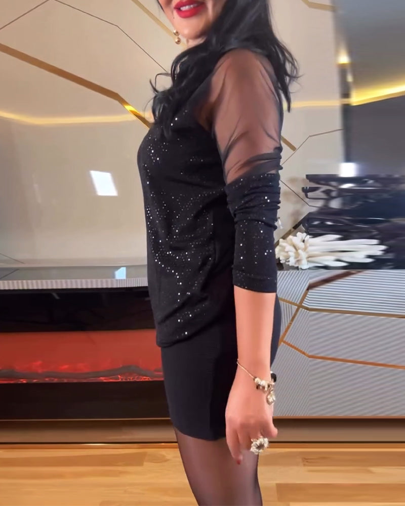 Celery | Elegantes Paillettenkleid