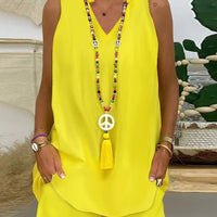 Tessa | Minimalistisches Set mit ärmellosem Design