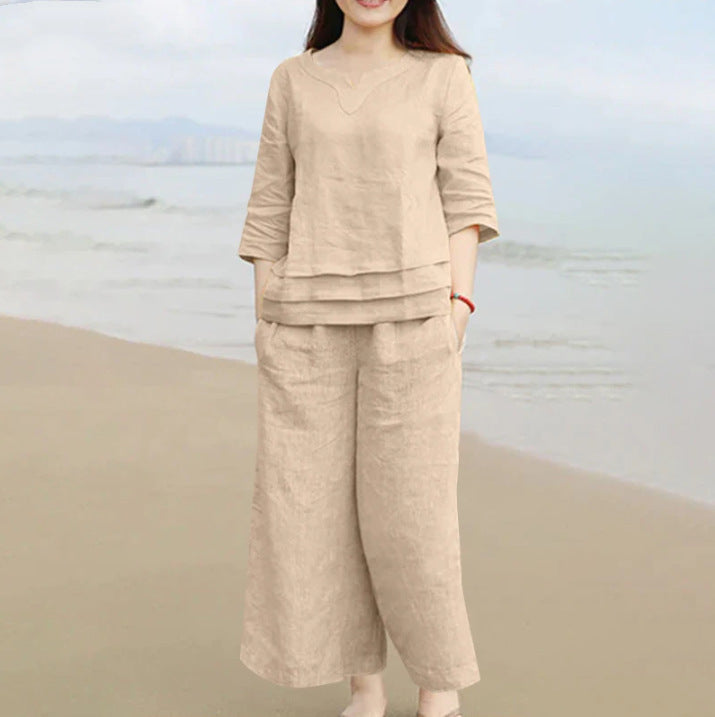 Sage | Elegantes Zweiteiliges Set in gedeckten Farben