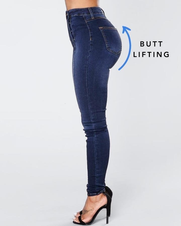 Violetta™ – High-Waist Jeans mit Doppelknopfleiste