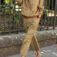 Solana | trendige Cargo-Outfits, leger und elegant.